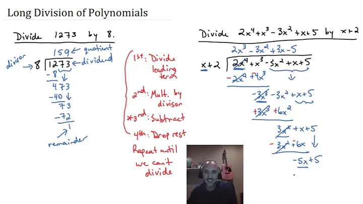 Long Division of Polynomials
