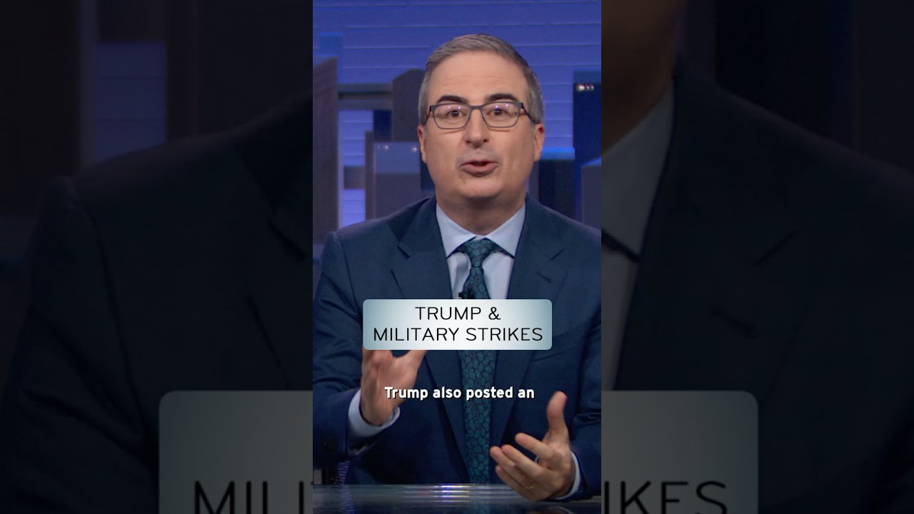 Trump & Military Strikes #lastweektonight