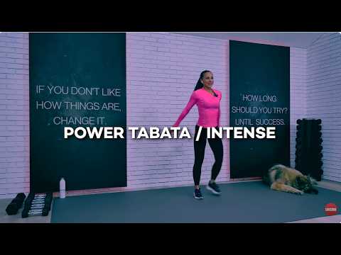 60-MIN POWER TABATA WORKOUT | Total Body Workout + ABS
