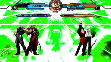 [KOF DL]:- Legend God Rugal (8p) & Archimonde (6P) vs Code Crash Killer 4P, Code Crash Yagevil (Max)