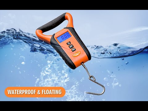 FULGATI Waterproof Floating Fishing Scale with Lip Gripper 