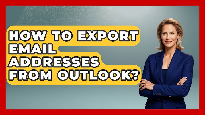 How To Export Email Addresses From Outlook? - TheEmailToolbox.com