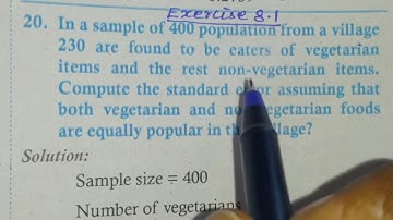 12 th Business Maths , Exercise 8.1-(20)