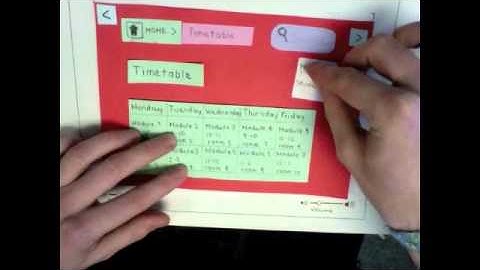 HCI Paper Prototype Testing