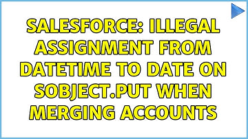 Salesforce: illegal assignment from datetime to date on SObject.put when merging Accounts