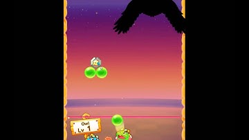 LINE Puzzle Bobble Boss Battle Owl Level 1