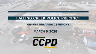 Falling Creek Police Precinct Groundbreaking Ceremony. March 9, 2026
