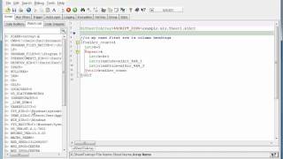 Extracting data from an Excel spreadsheet using a Windows Macro Recorder.
