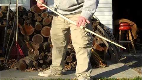 Stringing the plains horsebow