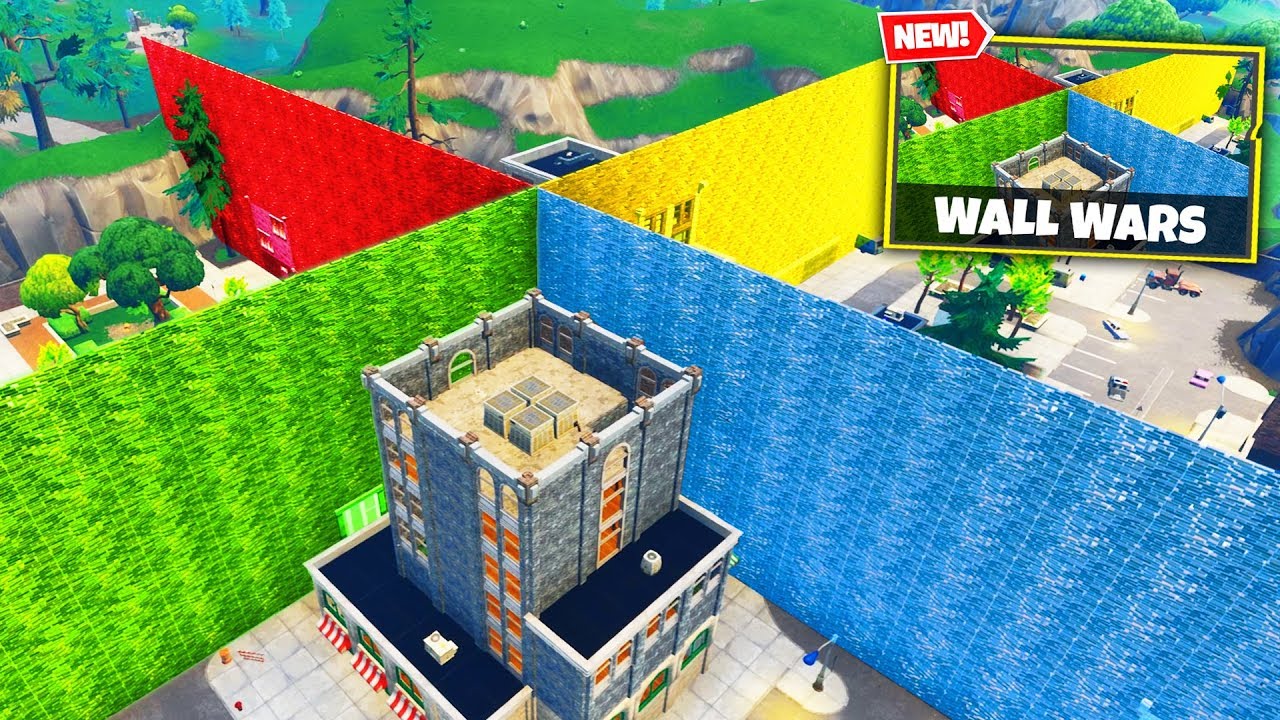 WALL WARS Custom Gamemode in Fortnite Battle Royale