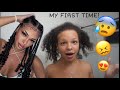 FIRST TIME GETTING MY HAIR BRAIDED... VLOG!😰