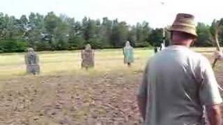 Shooting An Arrow In Hungary.