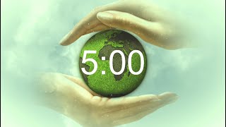 SciOnTheFly: 5 Minute Earth Countdown / Timer