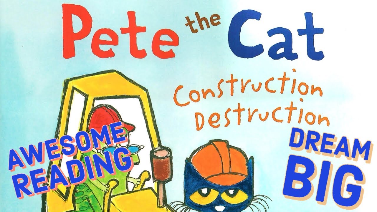 🚜👷‍♀️🚀 Pete the Cat Construction Destruction GoKidz Summer Read