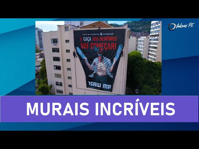 Que a caçada comece! Personagens de Chainsaw Man invadem as ruas do Rio de  Janeiro em murais gigantes - Crunchyroll Notícias