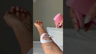 How to Make VIRAL Glitter Tattoos at Home 😍 (Easiest Tutorial) #glittertattoo #diyideas #shorts
