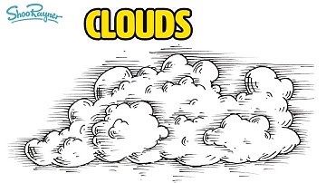 How to draw clouds - Easy Step-by-Step for Beginners