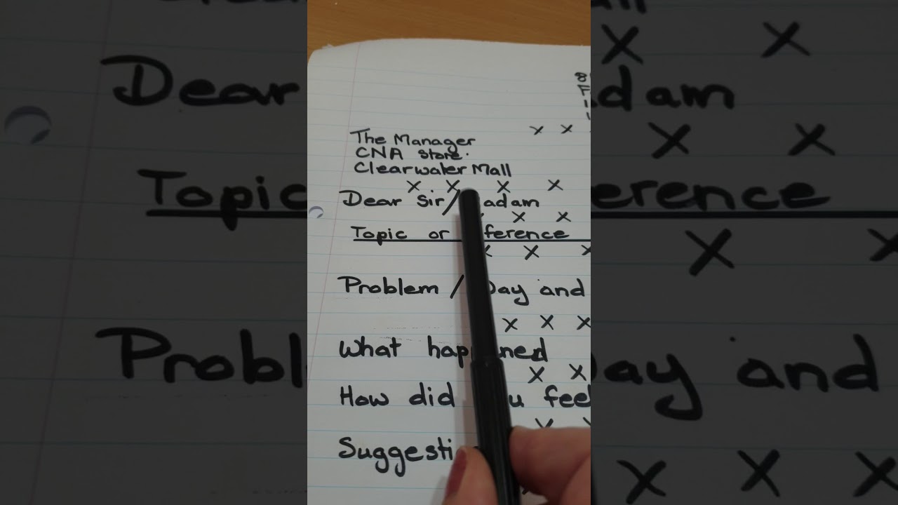 Grade 8 Transactional Writing 2 Of 2 YouTube