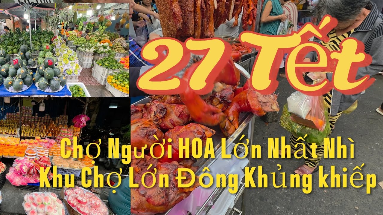 CHỢ TRUYỀN THỐNG CỦA HOA NHỮNG NGÀY CẬN TẾT, ĐI CHỢ MUA ĐỒ CÚNG, BỊ HIỂU LẦM LÀ TIKTOKER.