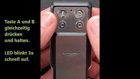 Praemoo 868-004: Löschen des Handsenders