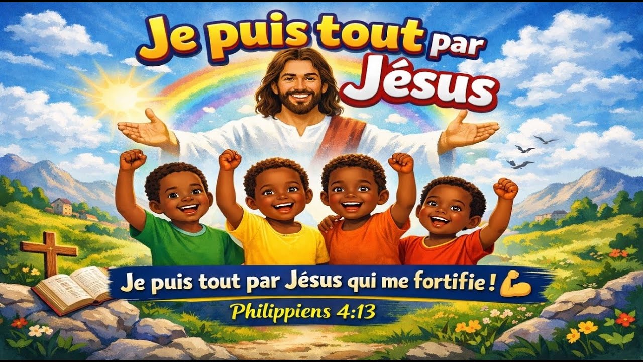 Je puis tout par Jésus – Chant chrétien pour enfants