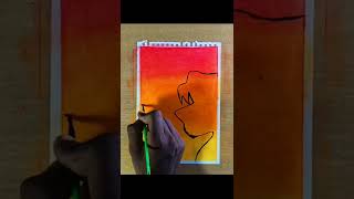 The Lion King Drawing |oil pastel drawing| shorts art drawing