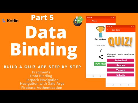 Simple Quiz App- DataBinding
