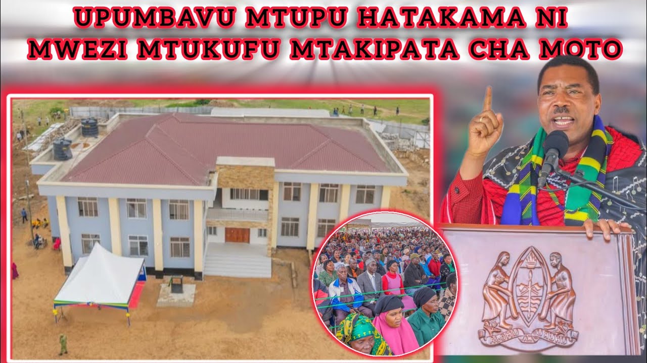 RUNGU LA DKT. MWIGULU LAWAKUTA KITETO WALIYO LAMBA FEDHA ZA UJENZI WA OFISI YA DC NDIYO BASI TENA.