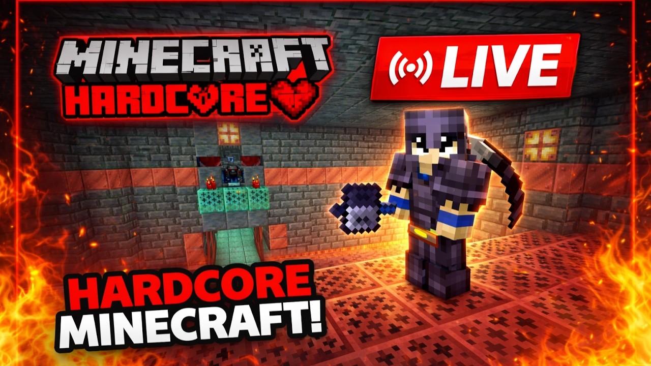 Minecraft Hardcore LIVE 🔥 Trial Chamber Exploration! - YouTube