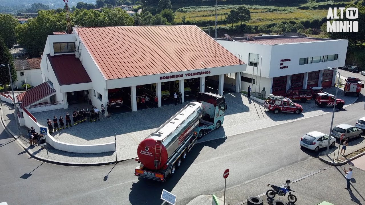 Bombeiros de Paredes de Coura recebem cisterna para reforçar combate a incêndios | Altominho TV