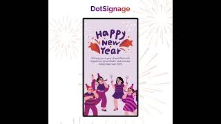 🌟 Happy New Year from all of us at DotSignage! 🎉