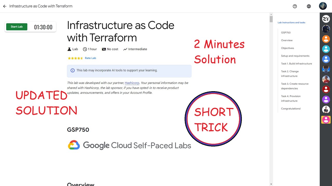 Infrastructure as Code with Terraform || SHORT TRICK || GSP750 - YouTube
