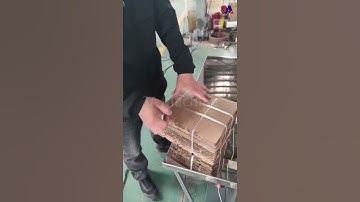 Binding machine operation video#3Amachine #Binding #bind #packagr #cardboard