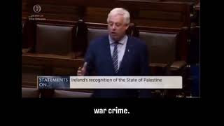 Irish MP Thomas gould becomes emotional while speaking on Israel's attack on Gaza