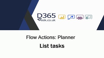 Flow Actions: Planner - List Tasks