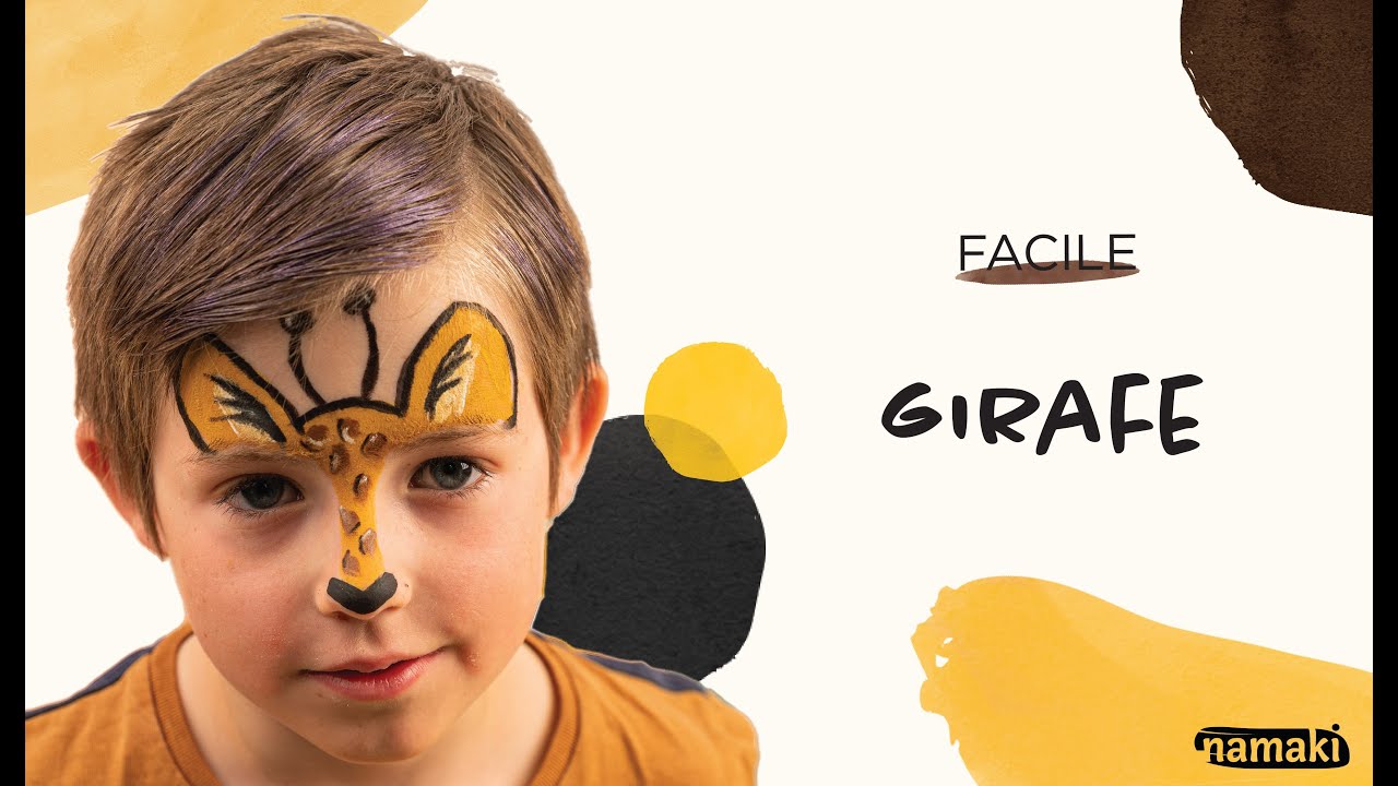 Tuto maquillage enfant - Girafe | Namaki