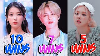 KPOP SONGS WITH MOST WINS of 2021! - March 2021!