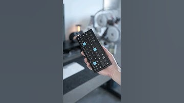 A foldable keyboard that can be carried in your pocket…#BluetoothKeyboard #Digital #GamingKeyboard