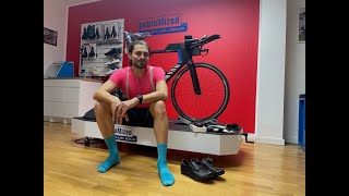 Sebastian Nach Seinem Bikefitting In Berlin Canyon Speedmax Gebiomized Sohlen Lake Radschuh