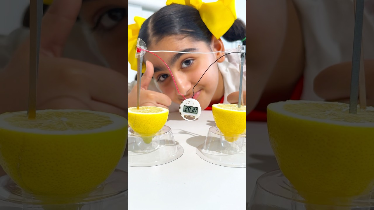 Electricity ⚡️ From Lemons 🍋 😱🤯😲