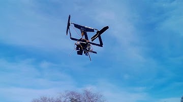 EasyVTOL New Design Maiden - MonoPhan MonoProp - Thrust Vectoring