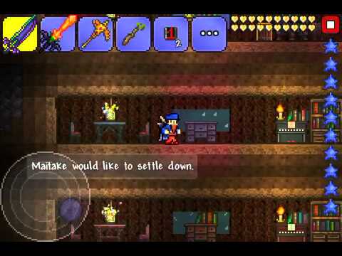 Let's play Terraria IOS 1.2 My World