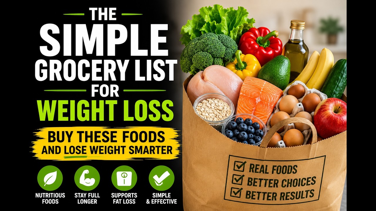 The Simple Grocery List for Weight Loss | Buy These Foods and Lose Weight Smarter