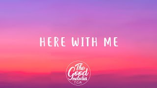 d4vd - Here With Me (Lyrics / Lyric Video)