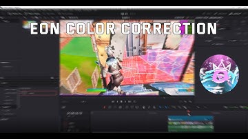 Tutorial: How to make eons *EXACT* color Correction In Davinci resolve (FREE PRESETS)