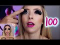 100 Strati di CIGLIA FINTE! (100 layers of fake eyelashes) *Challenge