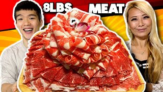 $888 PRIZE 8LBS OF MEAT CHALLENGE IN TAIWAN!! ft. @HowHowEat #RainaisCrazy