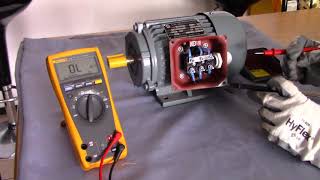 Measuring the Coils of an Induction Motor