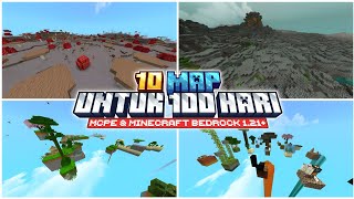 10 MAP MCPE 1.21+ COCOK UNTUK 100 HARI MINECRAFT #1 screenshot 5