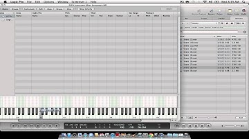 Tutorial - HOW TO Tune and Pitch Drums In ESX24 in Logic Studio 9